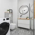 Metro Targowek One Bedroom For 4 With Furnished Balcony By Renters * Varsavia